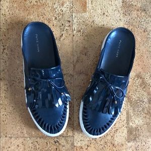 Pure Navy Slides Size 9